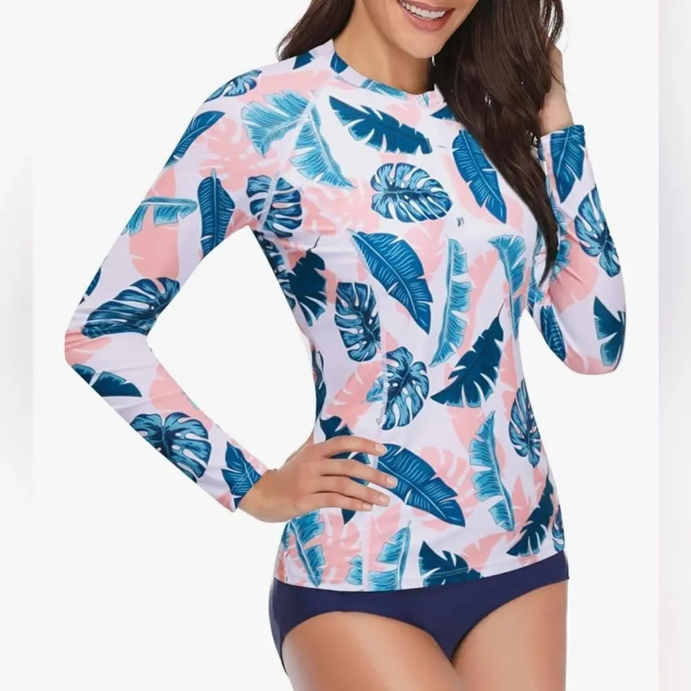 Daci 2 Piece Rash Long Sleeve Swimsuit UPF 50 XXSmall